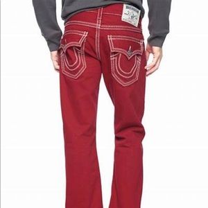 True religion red mens jeans size 29